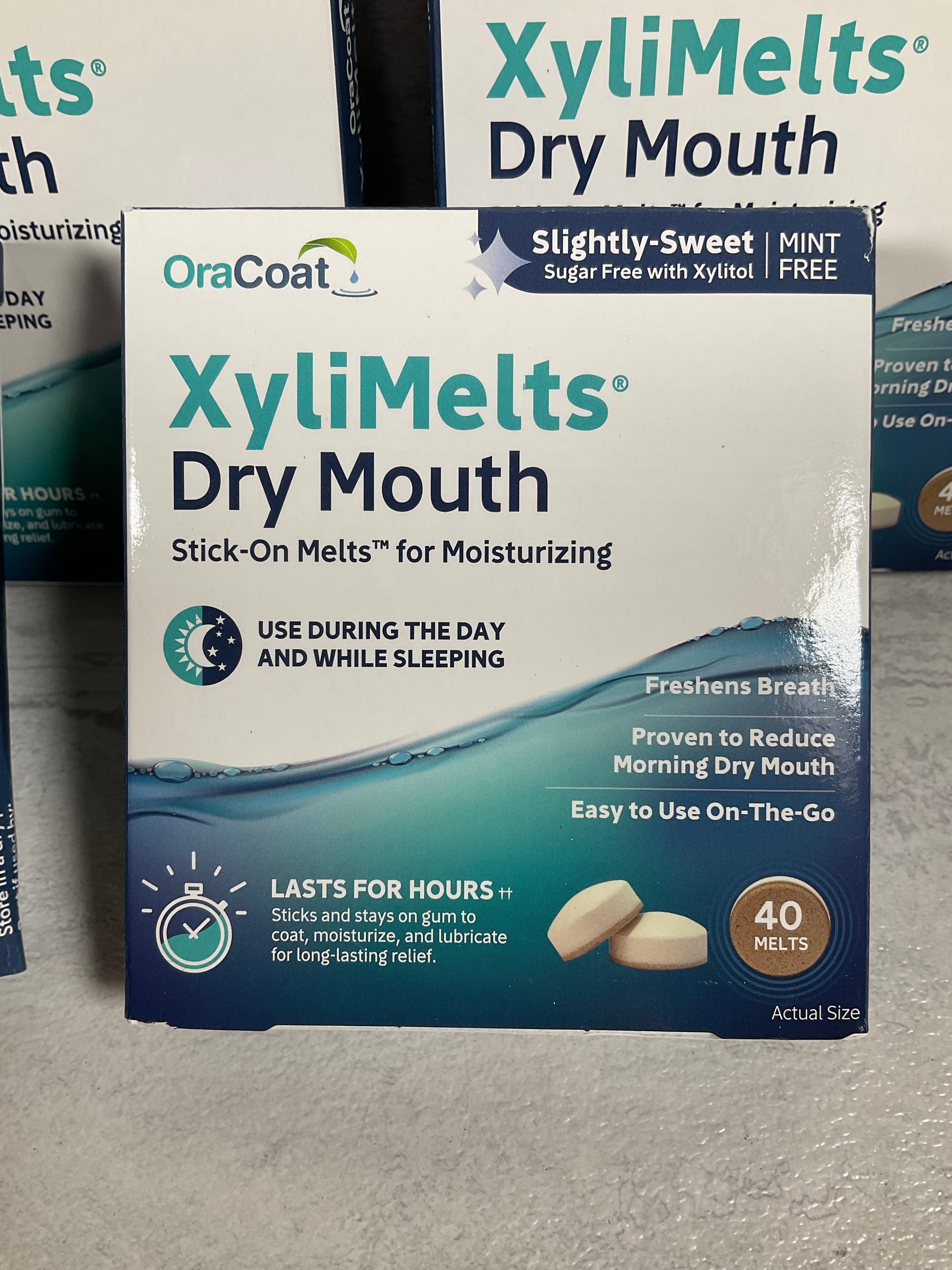 5-pack Oracoat Xylimelts, 40 Count Each, Exp 2/26 (6966374138039)